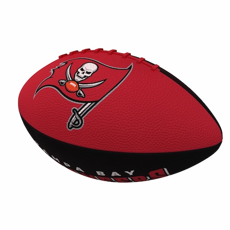 Logo Brands Tampa Bay Buccaneers Pinwheel Logo Junior-Size Rubber Football 630-93JR-2